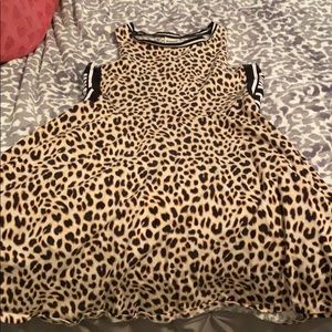 Cheetah print PINK dress